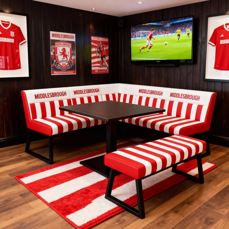 Middlesbrough man cave furniture by Blue Note Upholstery